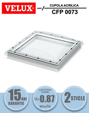 Fereastra terasa fixa, 2 sticle, cupola Velux CFP 0073 de la Deposib Expert Srl