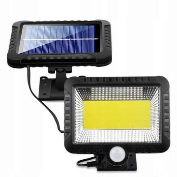 Lampa LED COB cu panou solar individual si senzor de miscare