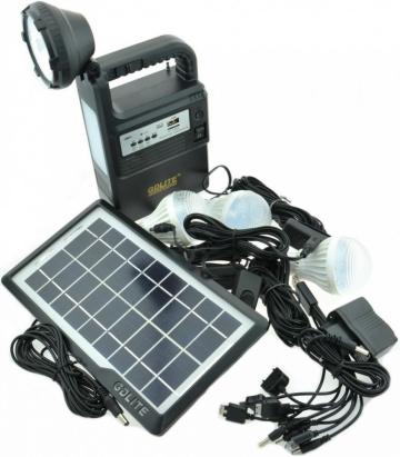 Kit solar panou fotovoltaic de camping si drumetii Gdlite