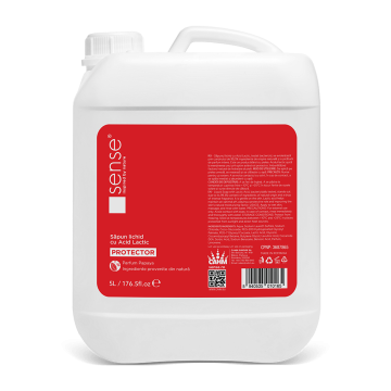 Sapun lichid gel cu acid lactic HDPE Sense 5L de la Xtra Time Srl