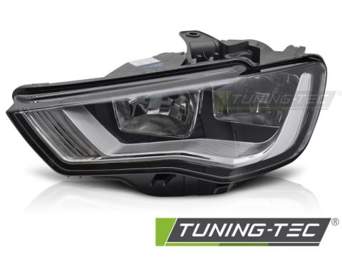 Far 1 bucata Headlight negru Left Side TYC Audi A3 8V 12-16