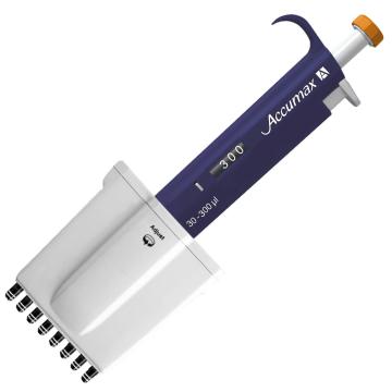 Pipeta automata 8 canale Accumax - 30 / 300 ul de la Medaz Life Consum Srl