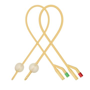Sonde Foley cu 2 cai, adulti, cu balon - 14 FR - 10 buc