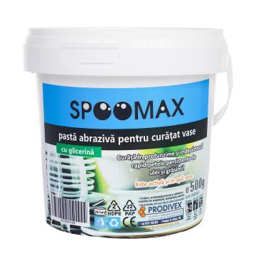 Pasta pentru curatat vase cu glicerina Spoomax - 500 grame de la Medaz Life Consum Srl