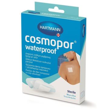 Plasture steril rezistent la apa Cosmopor Waterproof 10x8cm