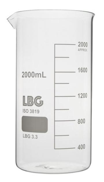 Pahar Berzelius forma inalta - 2000 ml de la Medaz Life Consum Srl