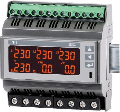 Aparat monitorizare Lumel N43-11100E0, 3x57.7/100 V, 1/5 A de la Braistore Srl