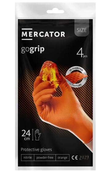 Manusi nitril Heavy-duty Gogrip Orange - 4 bucati de la Medaz Life Consum Srl