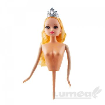 Figurina tort Papusa blonda din plastic - Decora de la Lumea Basmelor International Srl