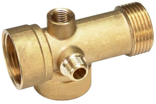 Racord din bronz cu 5 cai pentru hidrofor / 1