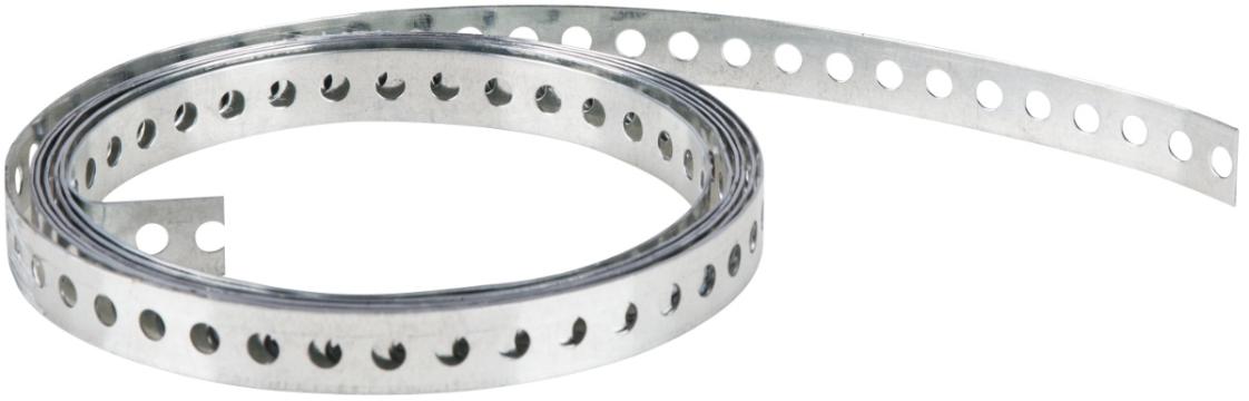 Banda perforata din otel zincat, 16x0.9mm, 3 metri