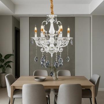 Candelabru cu 6 brate, soclu E14, 600 x h600mm, 9010/6 de la PDET Atlantic Distribution Srl