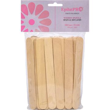 Spatule lemn mari (standard) set 100buc. de la Mezza Luna Srl