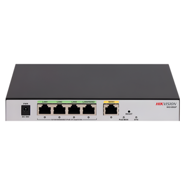 Router All in One, 1 x RJ45 Gigabit, 4 x RJ45 PoE Gigabit