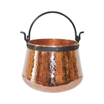Ceaun traditional, cupru masiv, toarta fier forjat, 20 litri de la Baralchim Srl