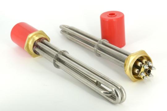 Rezistenta boiler 1 1/2 , 230 380V , 4500W , 300 mm de la Caldor Heat &Engineering Srl