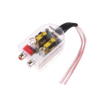 Convertor nivel semnal Hi-Low Stereo cu intrare 2 x RCA de la Auto Care Store Srl
