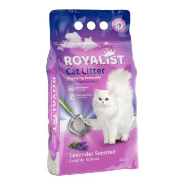 Asternut igienic pentru pisici cu lavanda 5 litri - Royalist de la Club4Paws Srl