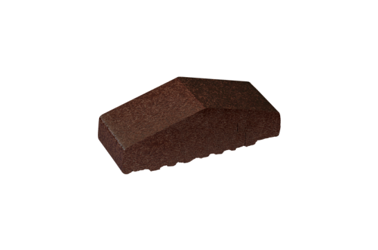 Capat coama gard (180/120x100x58) - maro glazurat (02) de la Amedio Ideas Srl