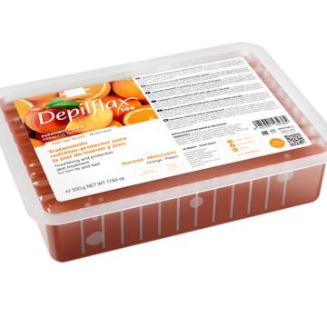 Parafina tratamente Portocale-Piersica 500g - Depilflax de la Mezza Luna Srl.