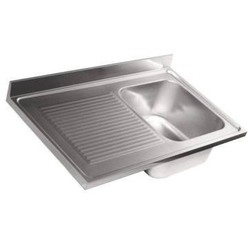 Chiuveta din inox 1200x600 mm cu o cuva 500x400x250 mm de la Clever Services SRL