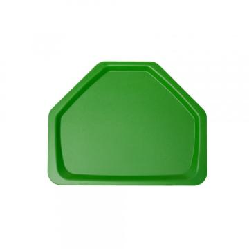 Tava PP fast-food, 415x305 mm, culoare verde lime, trapez