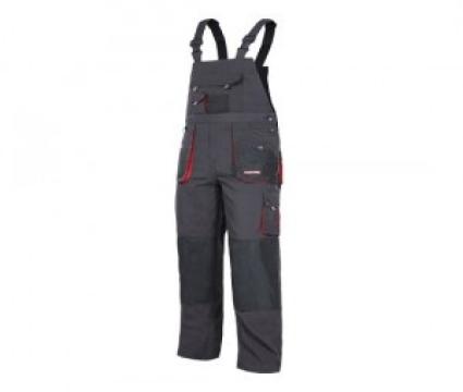 Pantalon lucru din bumbac-poliester cu pieptar - L/52 de la PDET Atlantic Distribution Srl