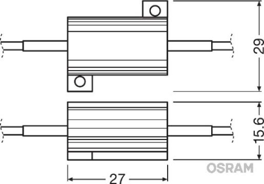 Unitate de control Canbus 12V 21W Bli 2 buc. Osram