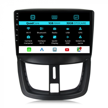 Navigatie android dedicata Peugeot 207 (2006-2015), 9 inch de la Nav Store