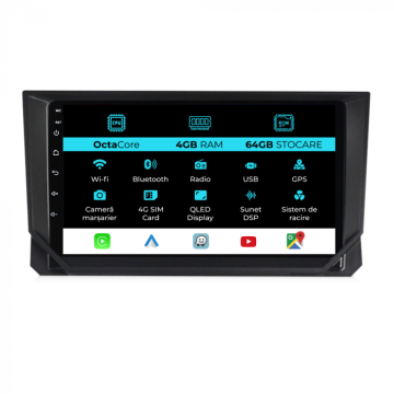 Navigatie Dedicata Seat Ibiza (2017 - 2025), 9Inch, 4Gb Ram de la Nav Store