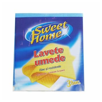 Lavete umede set 3 buc, Sweet Home de la Xtra Time Srl