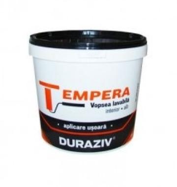 Vopsea lavabila Duraziv Tempera interior alba 15L de la PDET Atlantic Distribution Srl