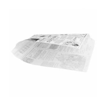 Coltar din hartie, design ziar, 13x13cm (1000buc) de la Practic Online Packaging Srl