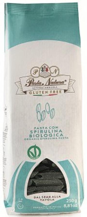 Paste din orez cu spirulina bio 250g Pasta Natura