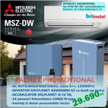 Kit fotovoltaic cu aer conditionat Mitsubishi de la Bitinstel Engineering