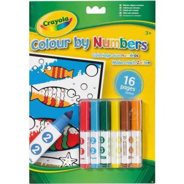 Carte de colorat Crayola, Sa coloram dupa numere de la Novator Impex Srl