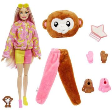 Papusa Barbie Cutie Reveal Jungle Monkey de la Novator Impex Srl