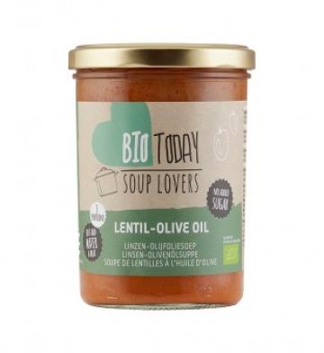 Supa crema de linte cu ulei de masline bio 400ml Bio Today de la Supermarket Pentru Tine Srl
