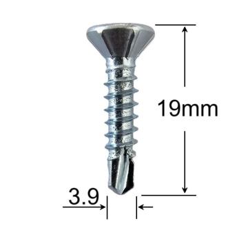 Surub autoforant 3.9x19mm cap inecat - 500buc/cutie