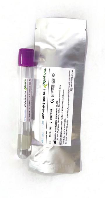 Eprubeta vacuum, ACD+ gel+ biotina, 10ml, 10 x PRP Rejuvinov de la Quick Pharma Srl