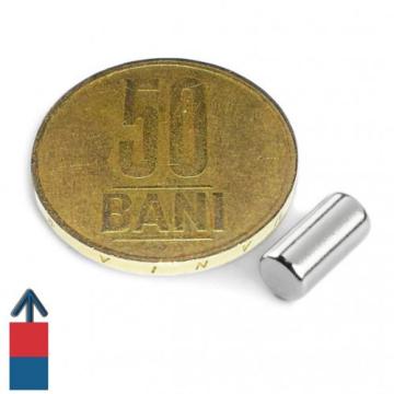 Magnet neodim cilindru 5 x 10 mm de la Magneo Smart