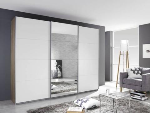 Dulap sanremo/alb alpin 271x210x62cm Gandra
