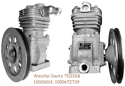 Compresor aer Weichai Deutz TD226B, WP6G125E22, WP4G, WP6G