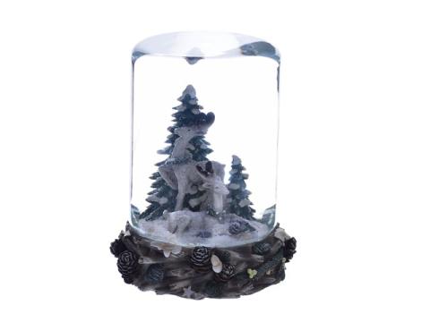 Glob alb cu zapada 12cm de la Distinctiv Store Srl