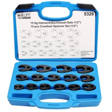 Trusa 15 chei Crowfoot 8-24mm