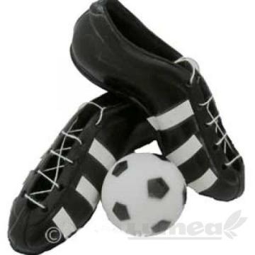 Figurine tort Minge si ghete fotbal din plastic - Kardasis