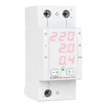 Releu de tensiune monofazat Zubr MF2-63 RED curent reglabil