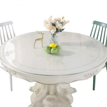 Fata de masa rotunda din PVC transparent de la Molifag Srl