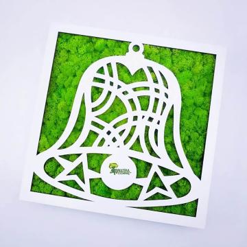 Tablou Clopotel decorat cu licheni naturali