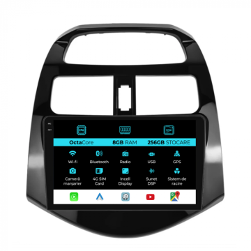 Navigatie dedicata Chevrolet Spark (2009-2015), Incell 9inch